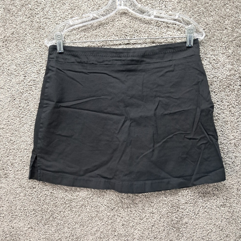No Boundaries Juniors‎ 11 Rich Black Cotton Stretch Mini Skirt 24K116A